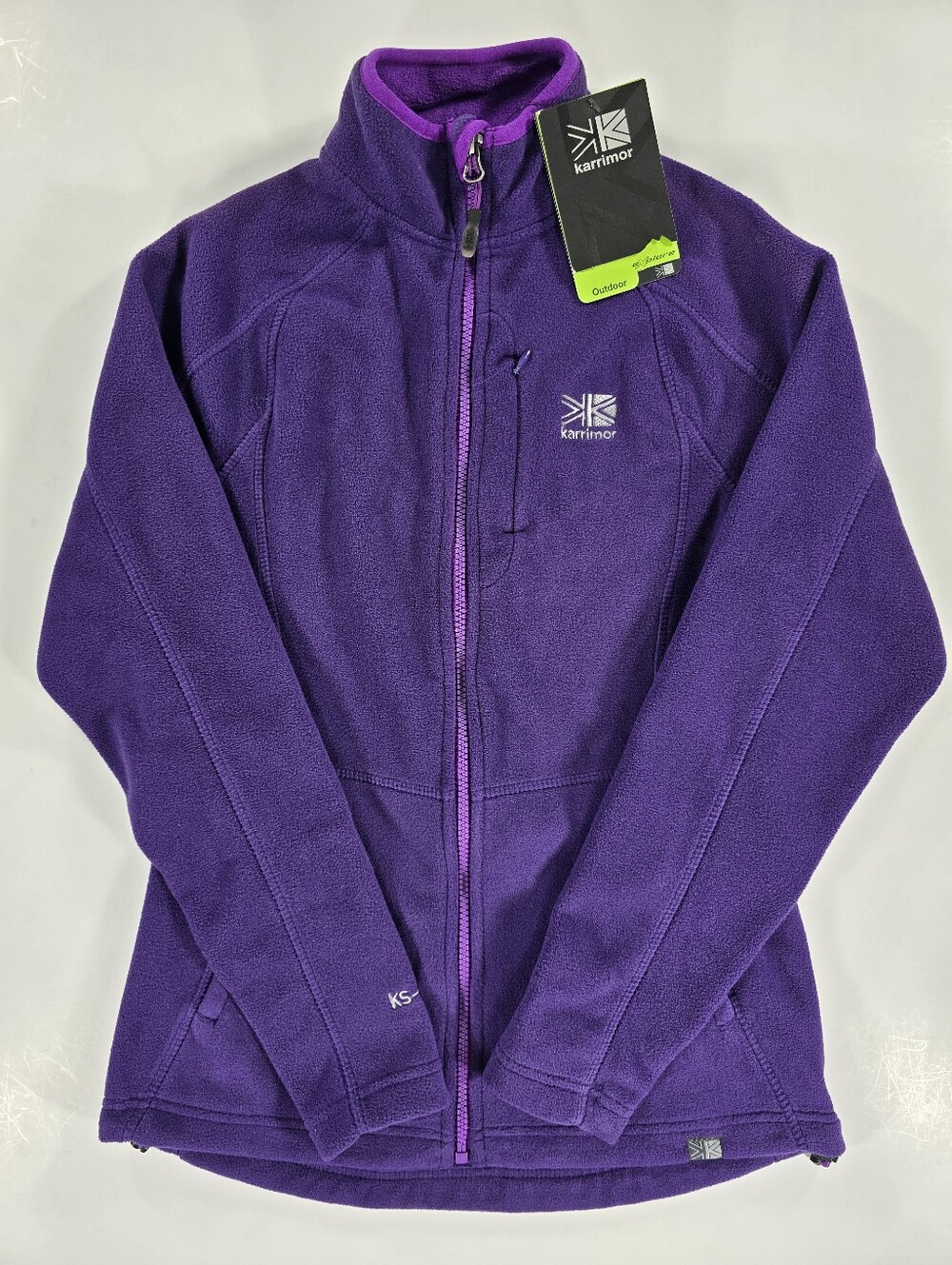 NEW Karrimoor Ks-300 Purple Full Zip Fleece Jacket Womens US 4 Small UK 8 NWT